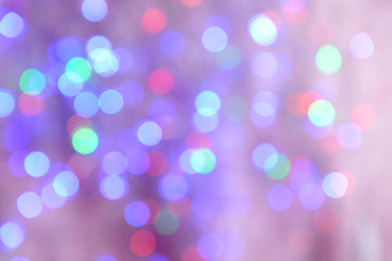 Festive background of lights