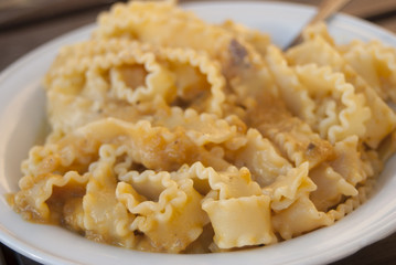 pasta with pumpkin