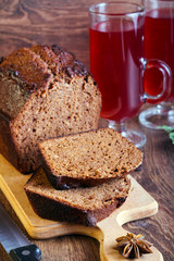 Chocolate spicy cake