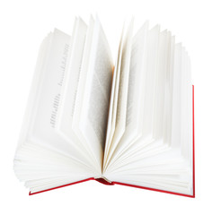 open book isolated on white background