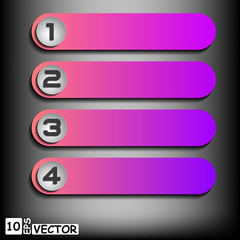 Fototapeta premium vector abstract infographics