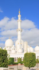Fototapeta na wymiar Scheik Zayed Grand Mosque