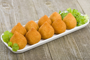 Coxinha de Galinha - Brazilian deep fried chicken snack