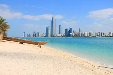 Fotobehang Skyline van Abu Dhabi © ANITA.photography