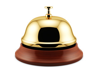 Golden reception bell