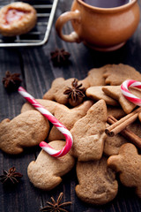 Aromatic and fresh gingerbread cookies