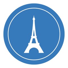 Tour Eiffel dans un panneau