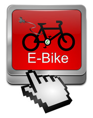 E-Bike Button mit Cursor