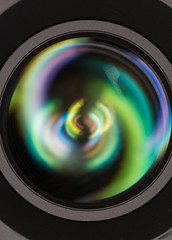 Front element of a camera lens