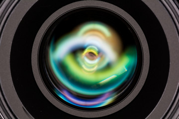 Front element of a camera lens