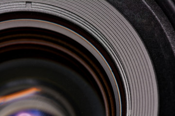 Front element of a camera lens