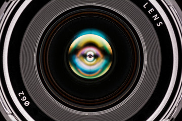 Front element of a camera lens