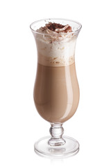 Milk coffee cocktail