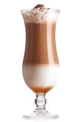 Milk coffee cocktail