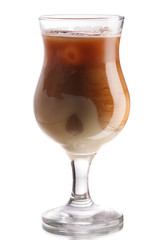 Layered coffe cocktail