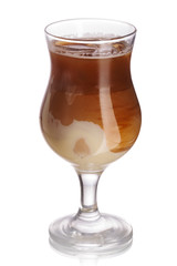 Layered coffee cocktail