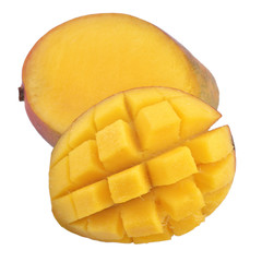 Mango on white background