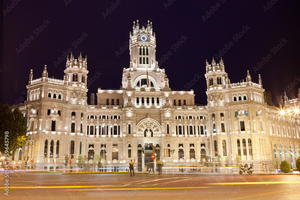 Wall mural palace in madrid