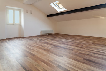 Fototapeta premium Interior big attic
