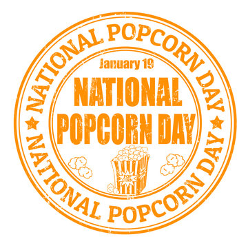 National Popcorn Day Stamp