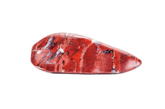 Brecciated jasper stone brick red color