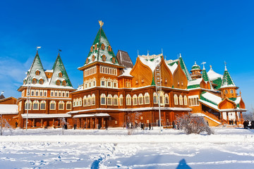 Wooden palace in Russia © Sailorr