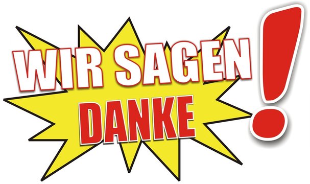 Danke Schön.大幅値下げしました。早い者勝ちです Schild Danke