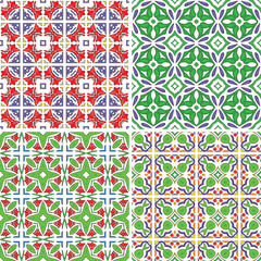 Obraz premium Seamless patterns