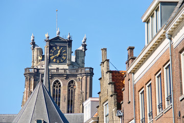 Grote Kerk church, the main attraction of Dordrecht