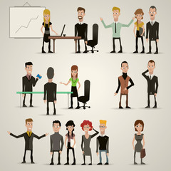 business people Set