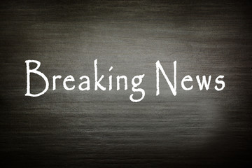 Obraz premium Breaking News