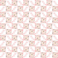 seamless bubble dots pattern