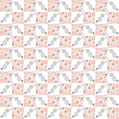 seamless bubble dots pattern