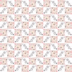 seamless bubble dots pattern