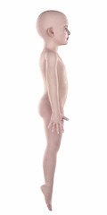 Naklejka premium Boy anatomical pose isolated lateral