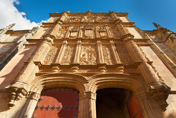 Facade at the University of Salamanca