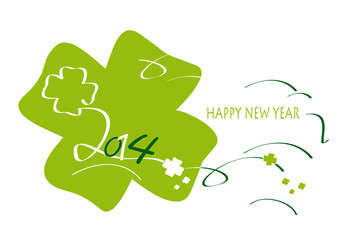 glücksklee - 2014 - grün