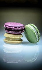 macarons colorés