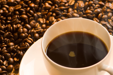 コーヒーとコーヒー豆