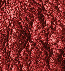 red leather texture closeup