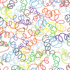 Curly abstract background