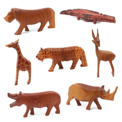 Animaux sauvages en bois - Wildlife toys