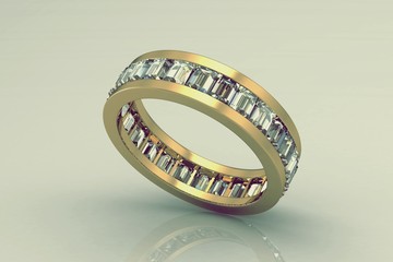 The beauty wedding ring