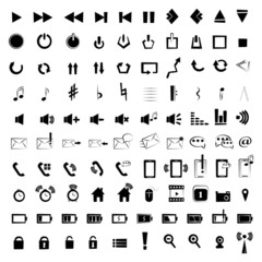 Simple line icons pack for your design