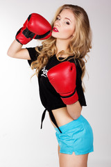 Sexy boxing Woman