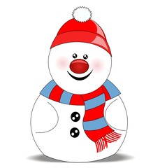 happy snowman