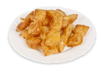 Cookies on a white background