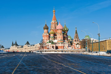 Obraz premium Saint Basil Cathedral in Moscow