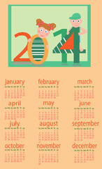 calendar for 2014
