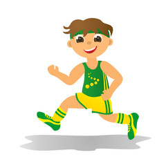 Boy running